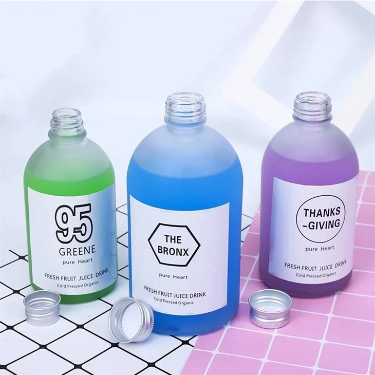 250ml glass bottles with screw cap