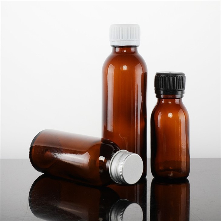 60ml glass syrup bottles with lids